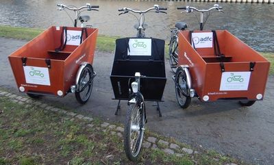 Cargo bikes to rent for free, © fLotte Berlin